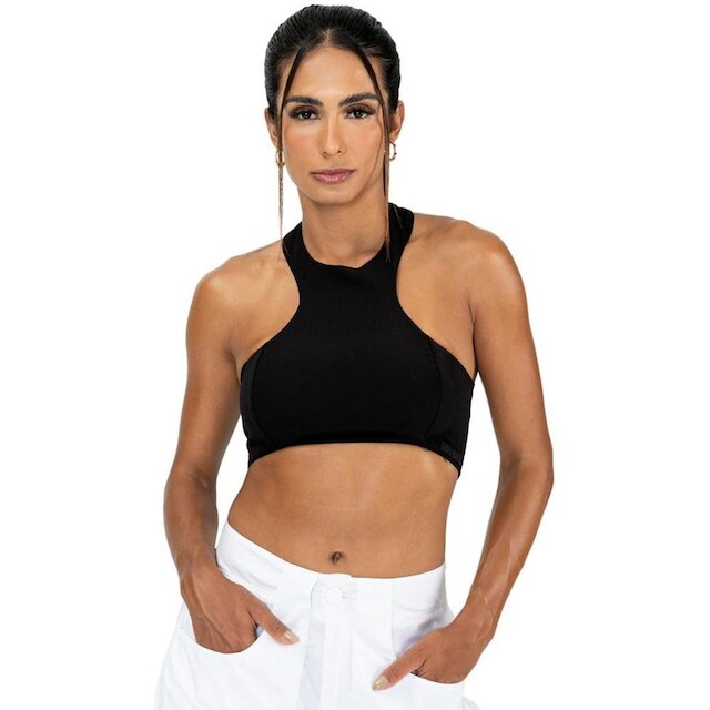 Cropped Labellamafia Elementary Preto Feminino
