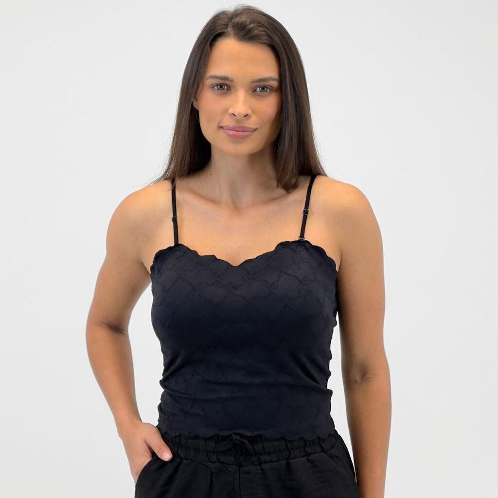 Cropped Pacific Blue com Bojo Regata Feminino