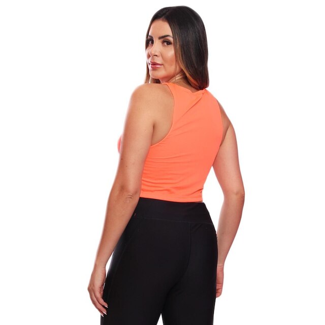 Cropped Regata Good Look Cavado Dry Proteção Solar UV Feminino