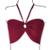 Cropped Top Faixa Blusa Feminina - Katlen Tricot - Vermelho