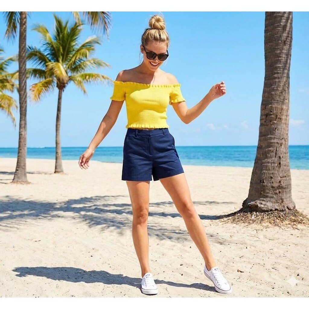 Cropped Tricot Canelado Básico Ciganinha