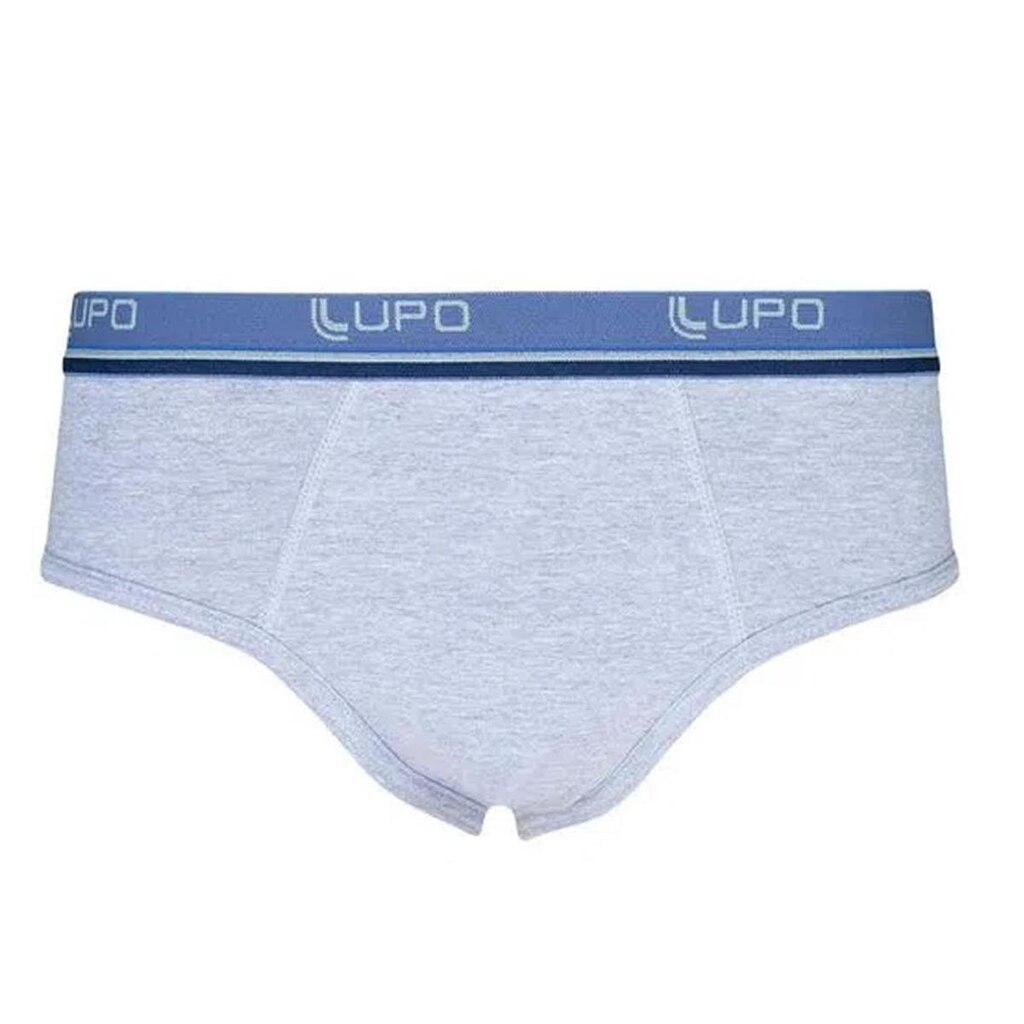 Cueca Adulto Slip Algodão Com Elastano 524-002 Lupo Preto Gg
