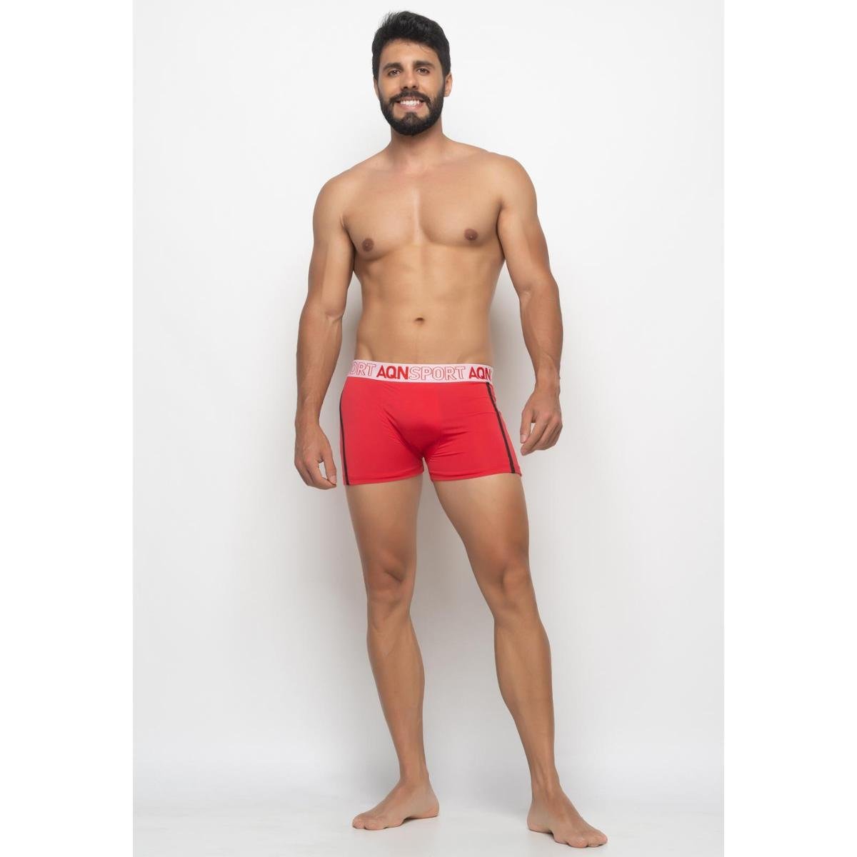 Cueca Box Barra Lateral Aquino Sport Adulto - Vermelho é ruim? Cueca Box Barra Lateral Aquino Sport Adulto - Vermelho é boa?
