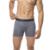 Cueca Box Boxer Keeper Microfibra - Chumbo+Cinza