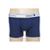 Cueca Boxer Algodão Longa Lisa BY Polo Classica - Azul+Branco