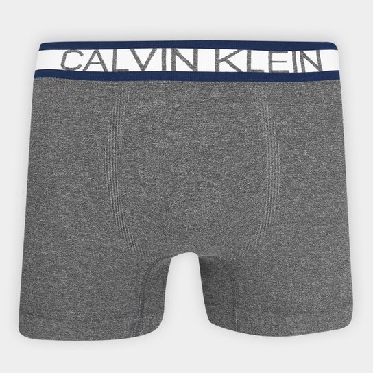 Cueca Boxer Calvin Klein Trunk Seamless Hazard Mescla - Mescla