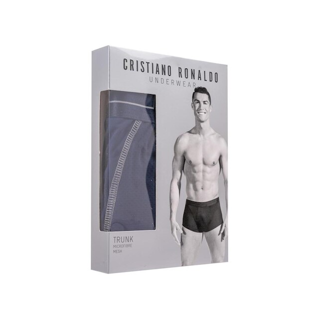 Cueca Boxer CR7 Underwear Trunk Microfibre Mesh