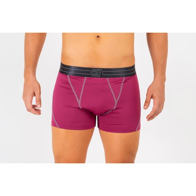 Cueca Boxer CR7 Underwear Trunk Microfibre Mesh