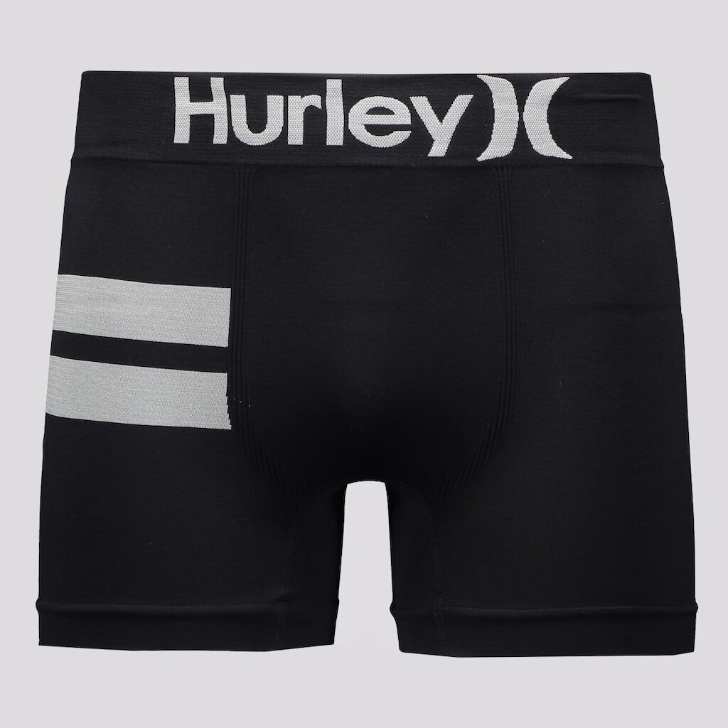 Cueca Boxer Hurley Seamless Preta