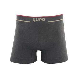 CUECA BOXER LUPO FIO TEXTURIZADO A AR PRETA - MASCULINO