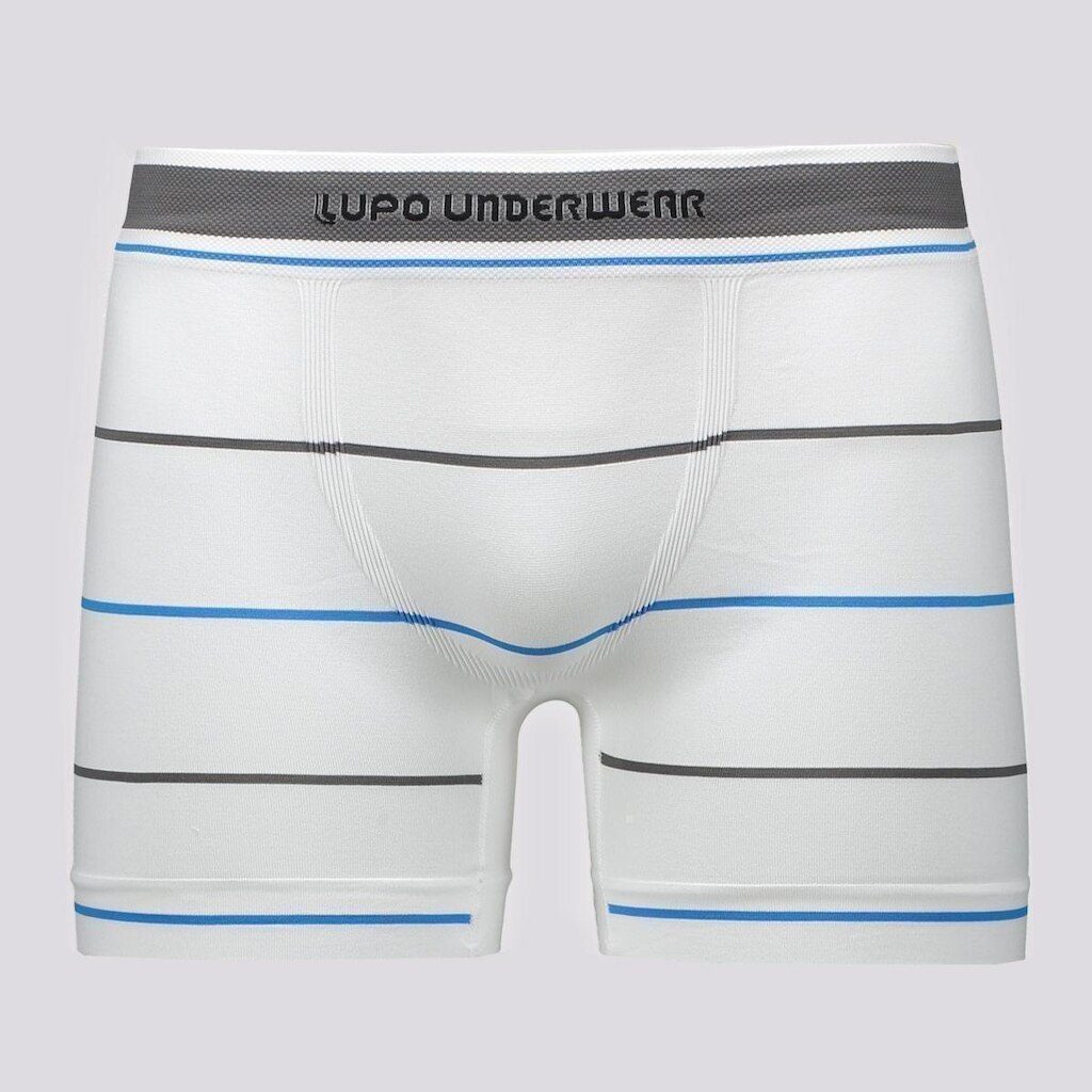 Cueca Boxer Lupo Microfiber Branca
