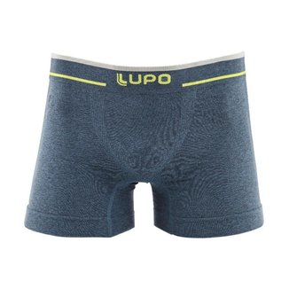 CUECA BOXER LUPO MICROFIBRA AZUL - MASCULINO