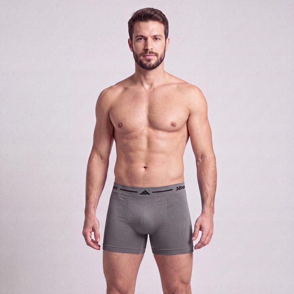 Cueca Boxer Masculina Em Microfibra Básica
