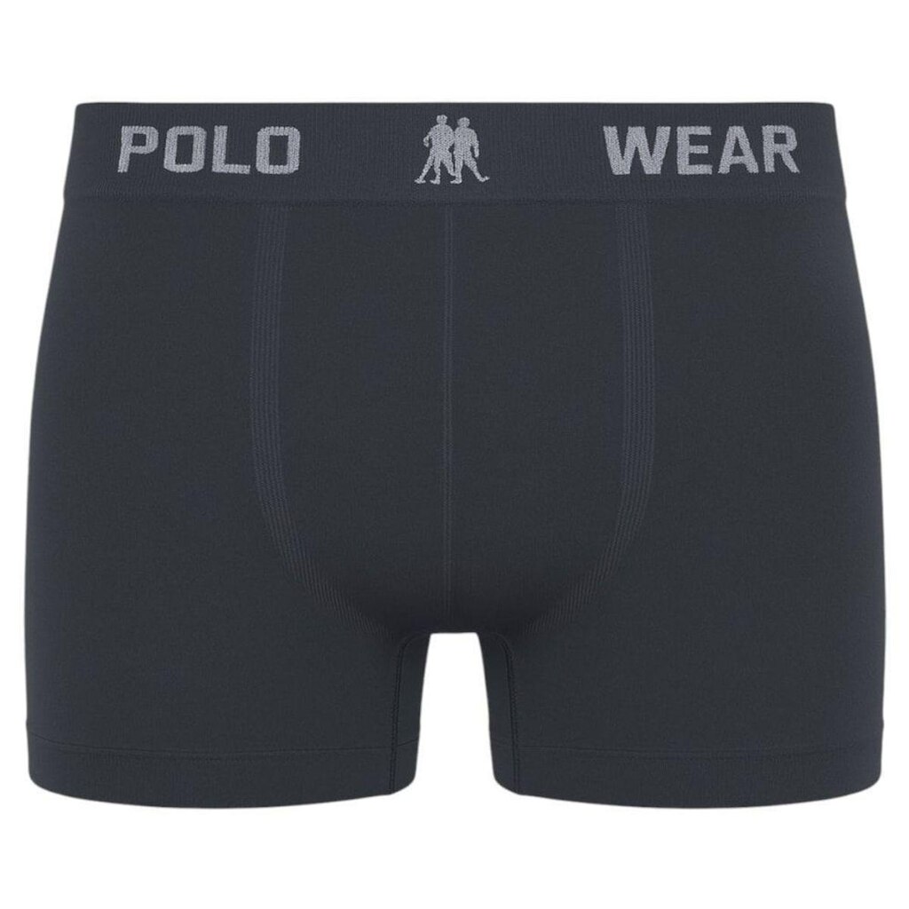Cueca Boxer Polo Wear Masculina - Cinza P