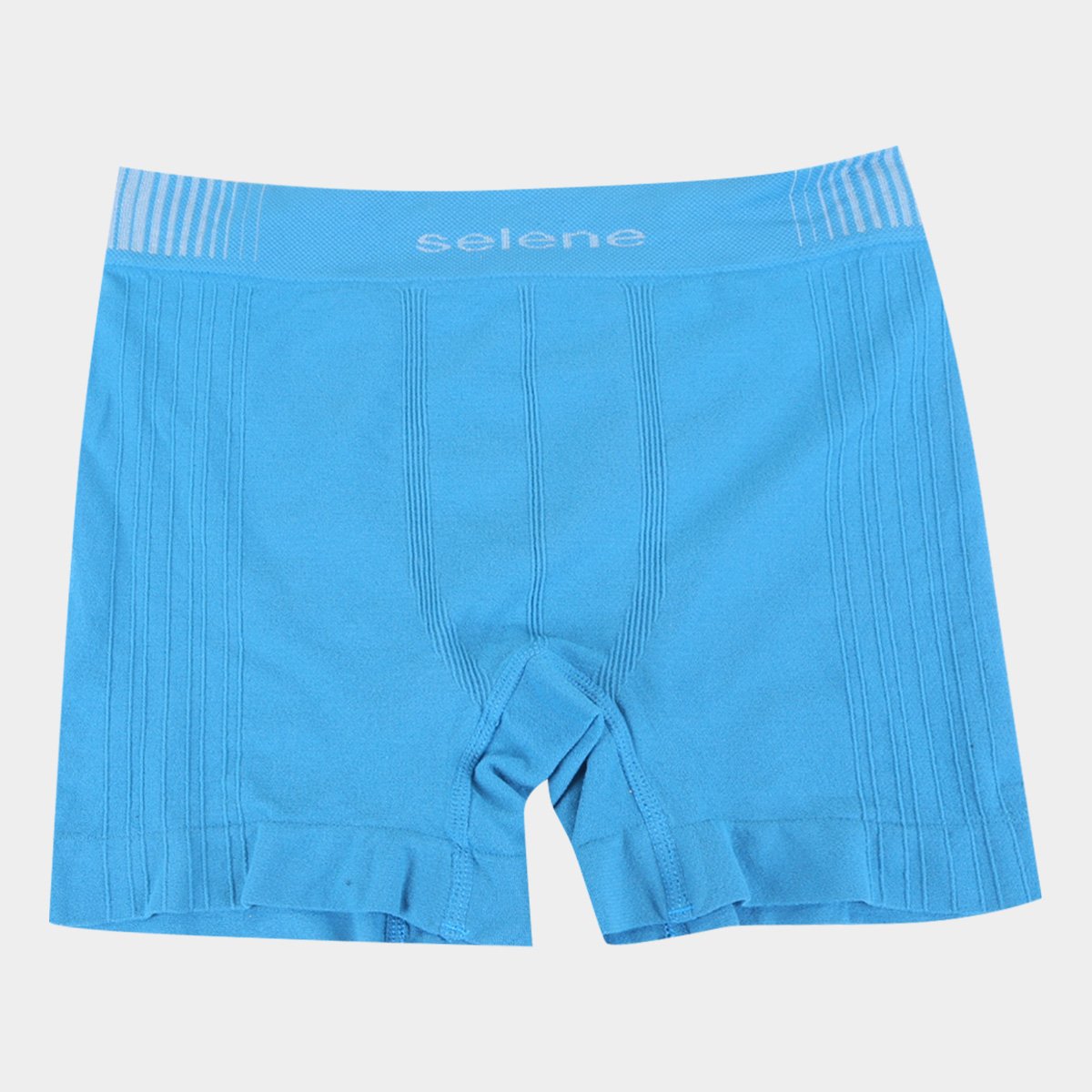 Cueca Boxer Selene Sem Costura - Azul Menor preço em Cueca Boxer Selene Sem Costura - Azul