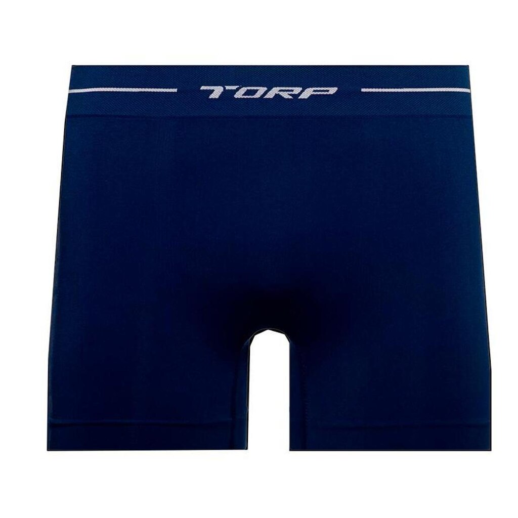 Cueca Boxer Torp Microfibra Sem Costura Ciano - Ref 8001