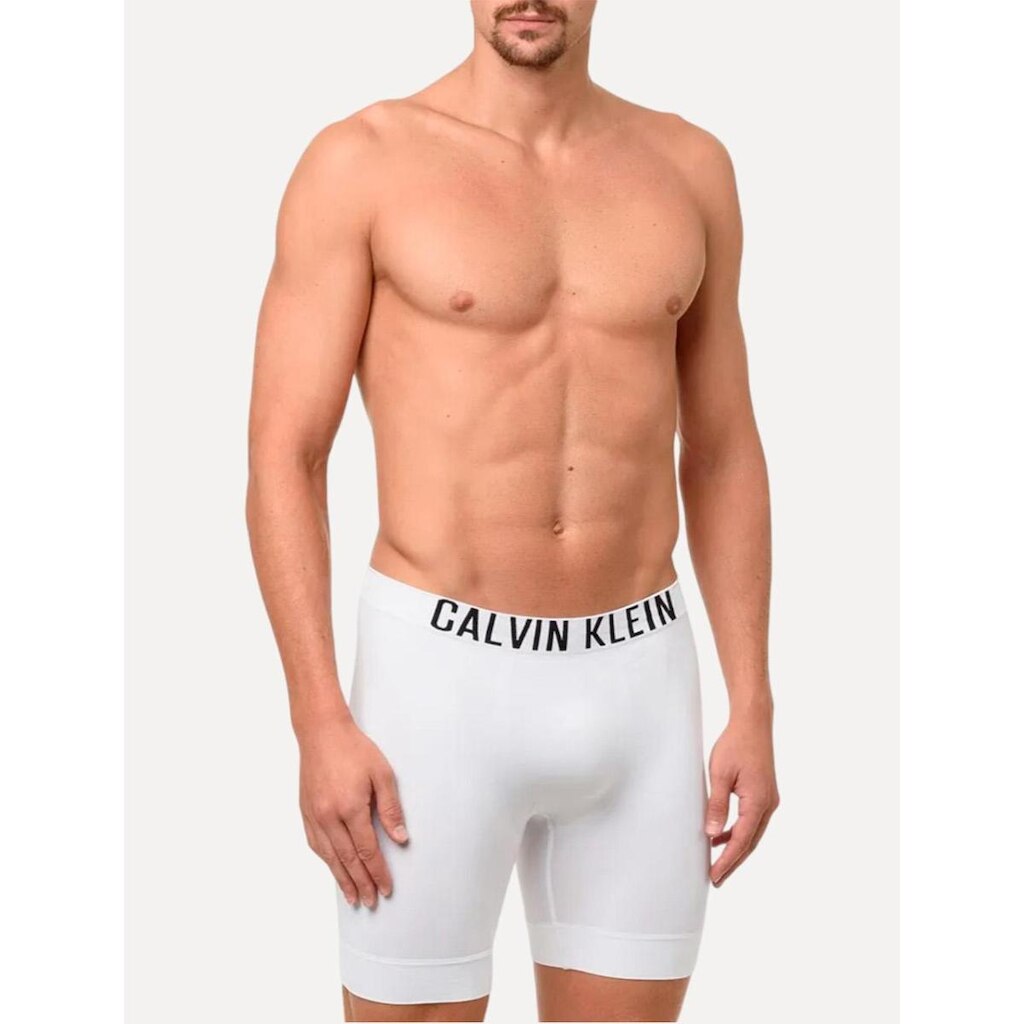 Cueca Calvin Klein Long Boxer Intense Power Seamless Eco Branca