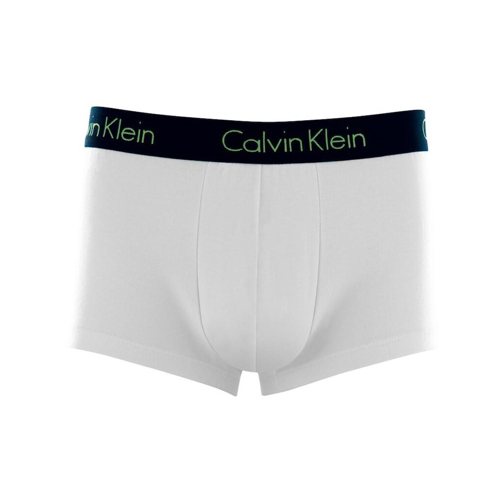 Cueca Calvin Klein Low Rise Trunk C12.01 BR02 Navy Branca 1UN