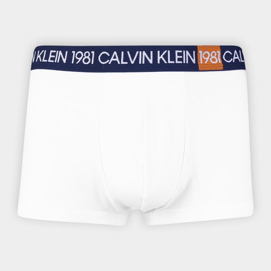 Cueca Calvin Klein Trunk Cotton 1981 - Branco
