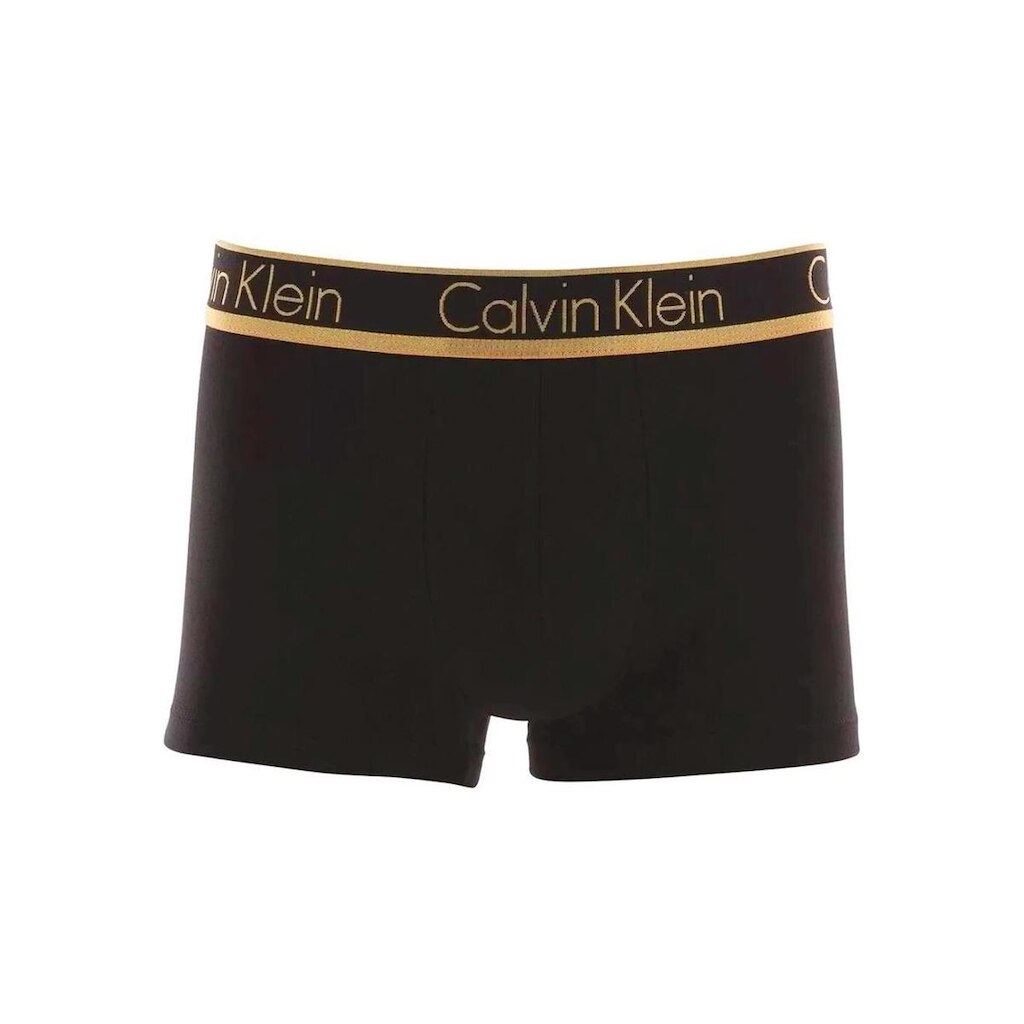 Cueca Calvin Klein Trunk Modal Dourado C10.03 PT03 Preta 1UN