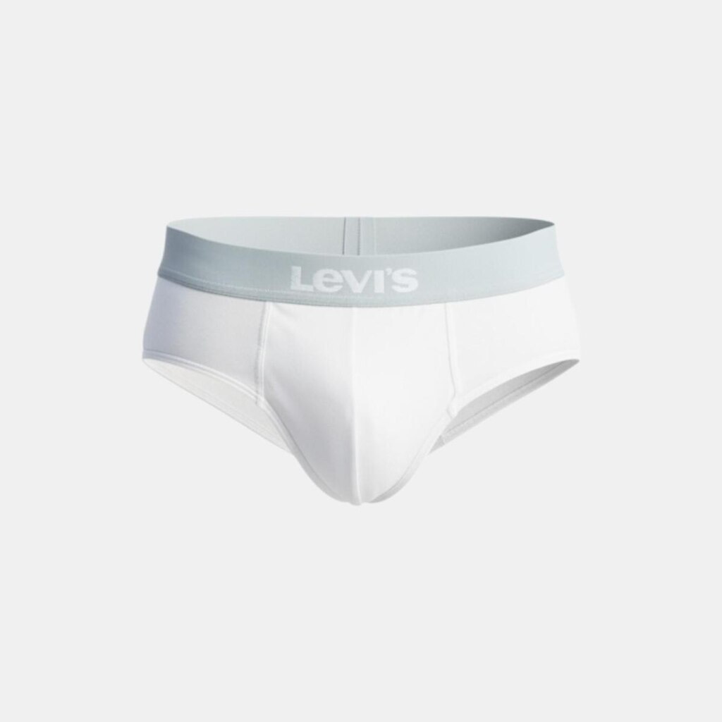 Cueca Levi's Slip 2 Pack Cotton Branca Masculina