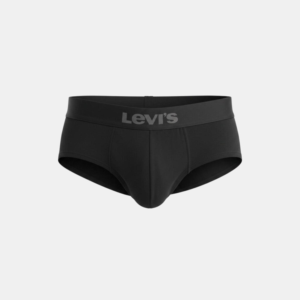Cueca Levi's Slip 2 Pack Cotton Preta Masculina