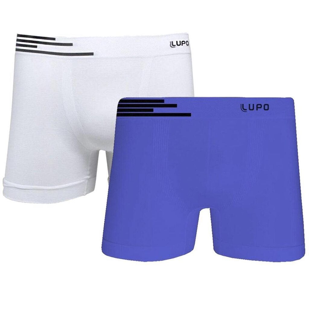 Cueca Lupo Boxer Microfibra Kit com 2