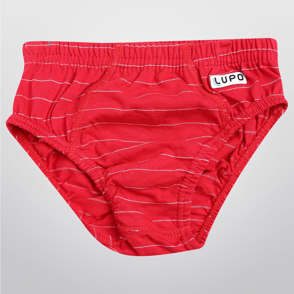 Cueca Lupo Slip Infantil - Vermelho+Branco é ruim? Cueca Lupo Slip Infantil - Vermelho+Branco é boa?
