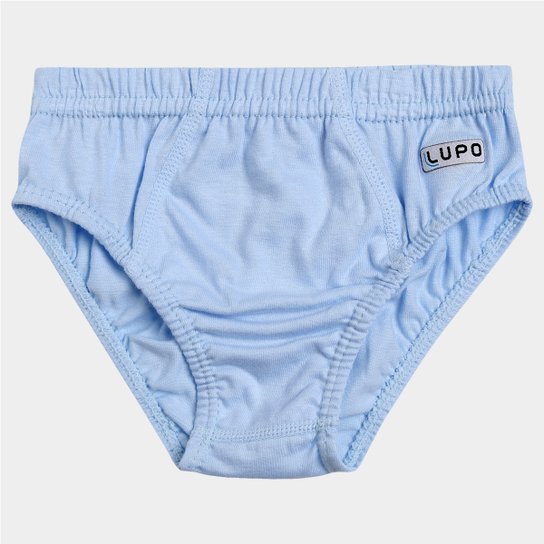 Cueca Lupo Slip Infantil - Azul Claro
