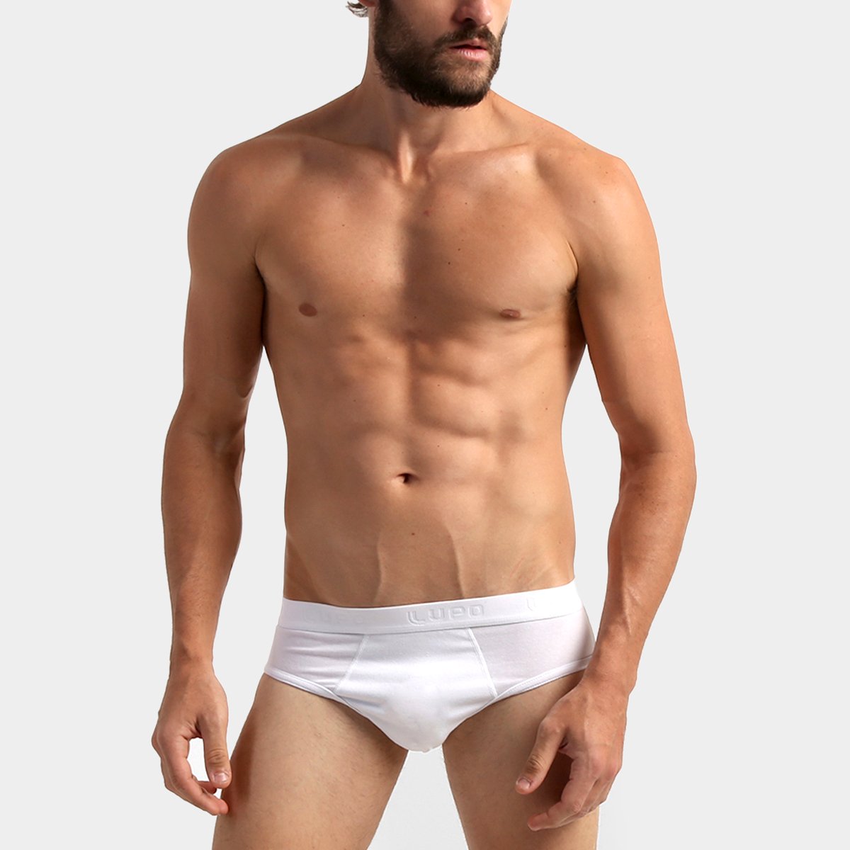 Cueca Lupo Slip - Branco Menor preço em Cueca Lupo Slip - Branco