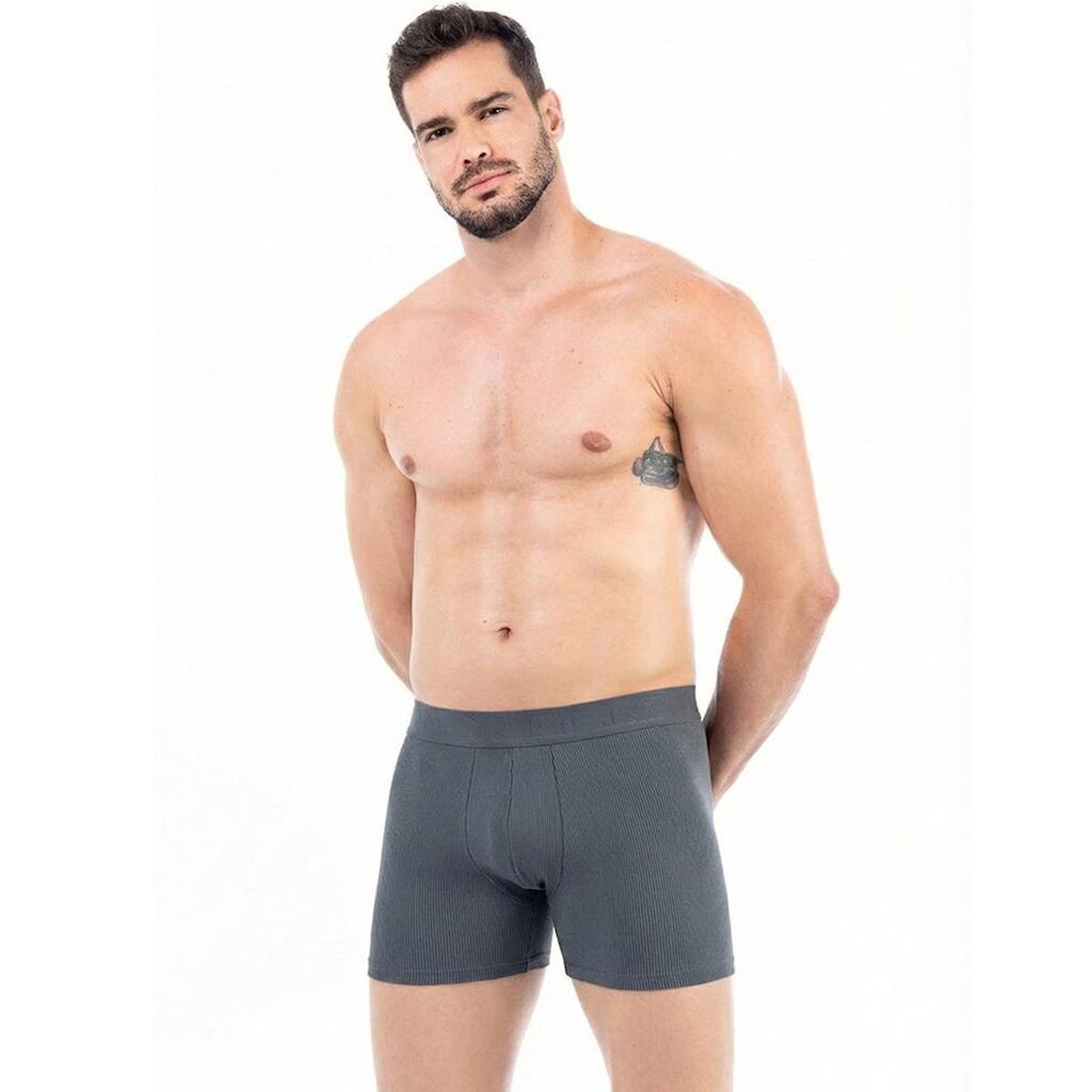 Cueca Marxan Boxer Listrada Microfibra