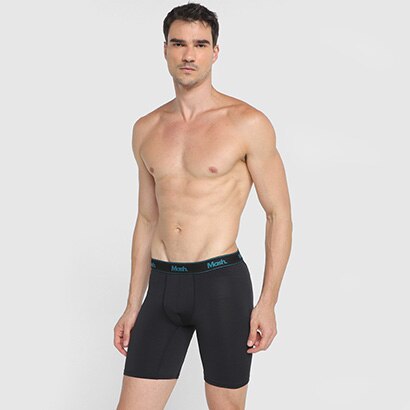 Cueca Mash Bermuda Esportiva Elástico Bordado - Masculino