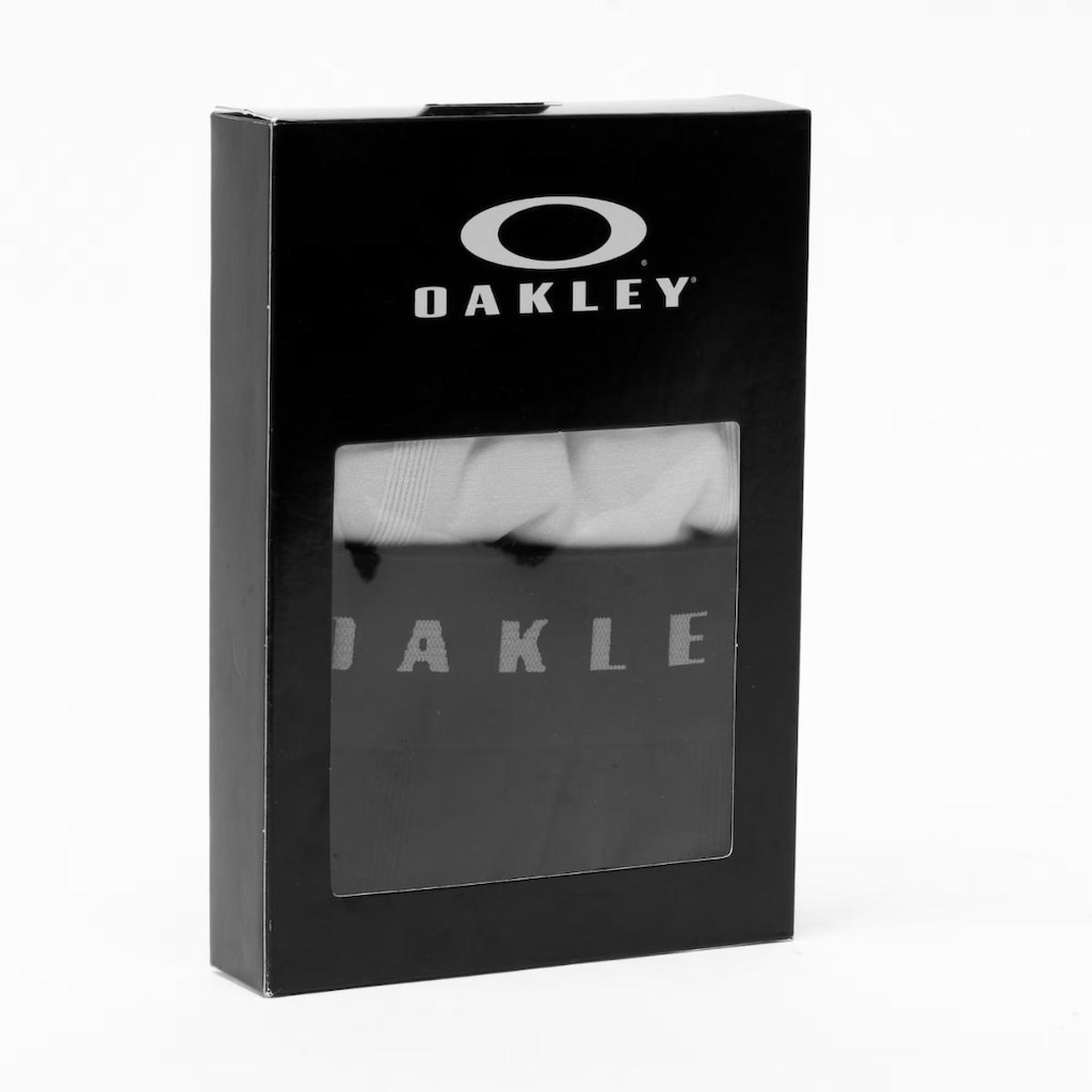Cueca Oakley Underwear 6" Pack Black/ White