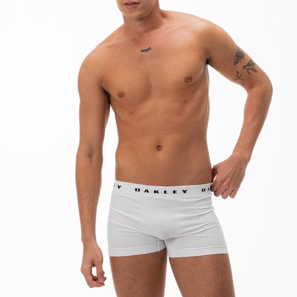 Cueca Oakley Underwear 6" Pack c/ 2 White