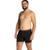 Cueca Plus Size Boxer Seamless sem Costura de Microfibra Lupo - Preto