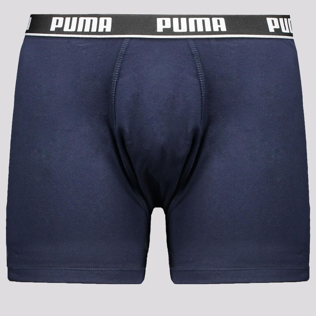 Cueca Puma Boxer Cotton Marinho