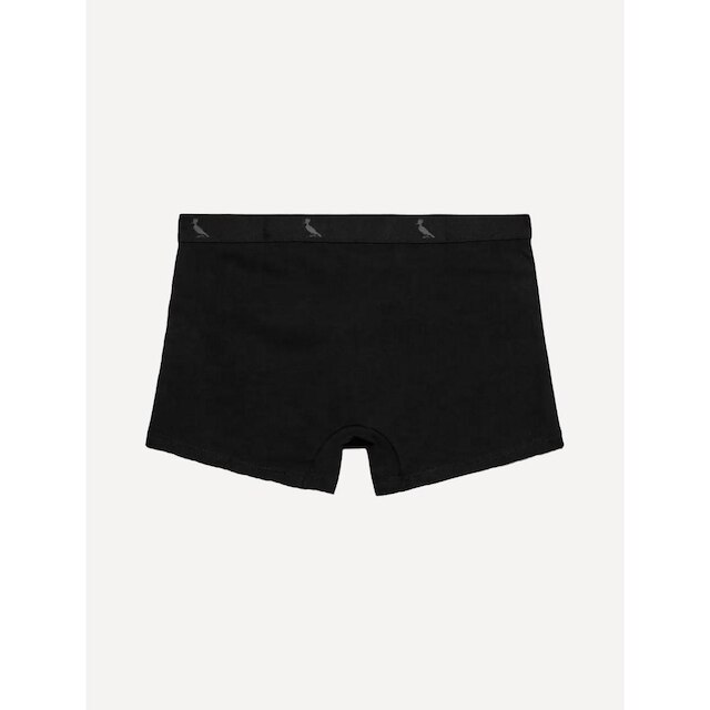Cueca Reserva Masculina Boxer Monocromatico Cotton Preta Pack 3UN