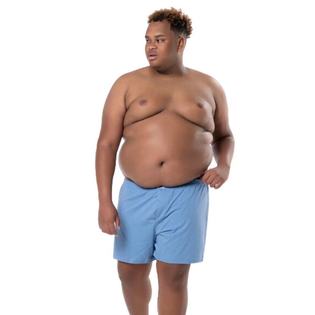 Cueca Samba Canção Keeper 148 Plus Size Com Abertura Frontal Algodão