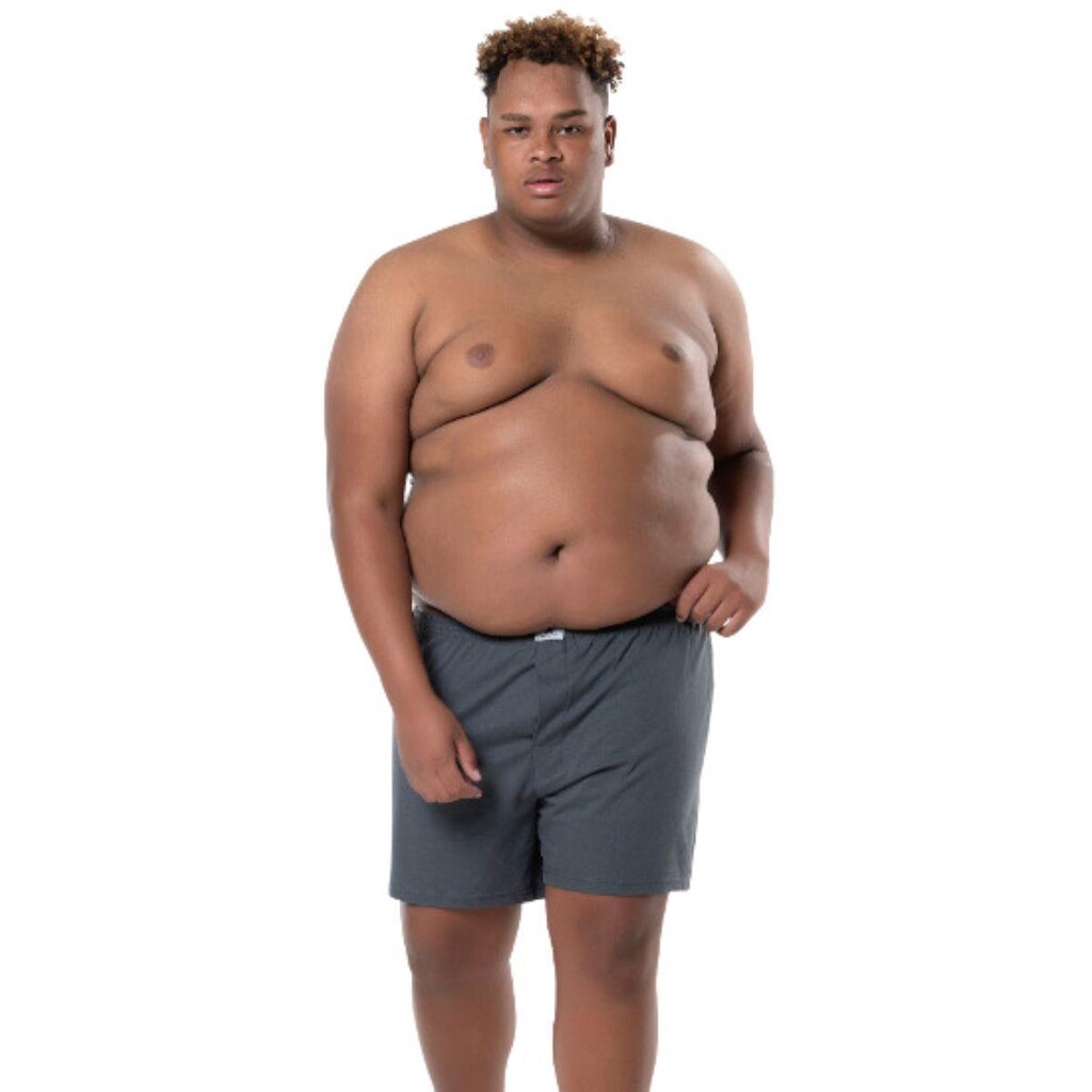 Cueca Samba Canção Keeper 148 Plus Size Com Abertura Frontal Algodão