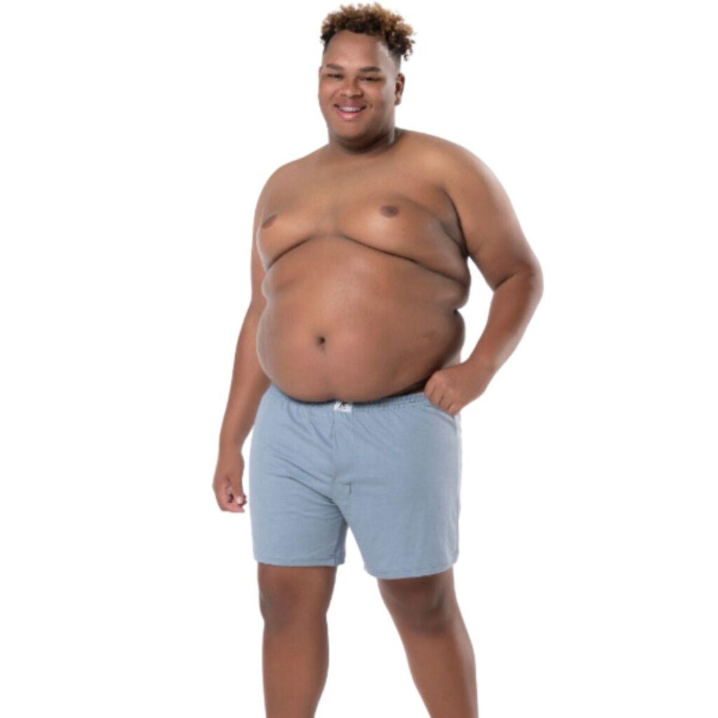Cueca Samba Canção Keeper 148 Plus Size Com Abertura Frontal Algodão
