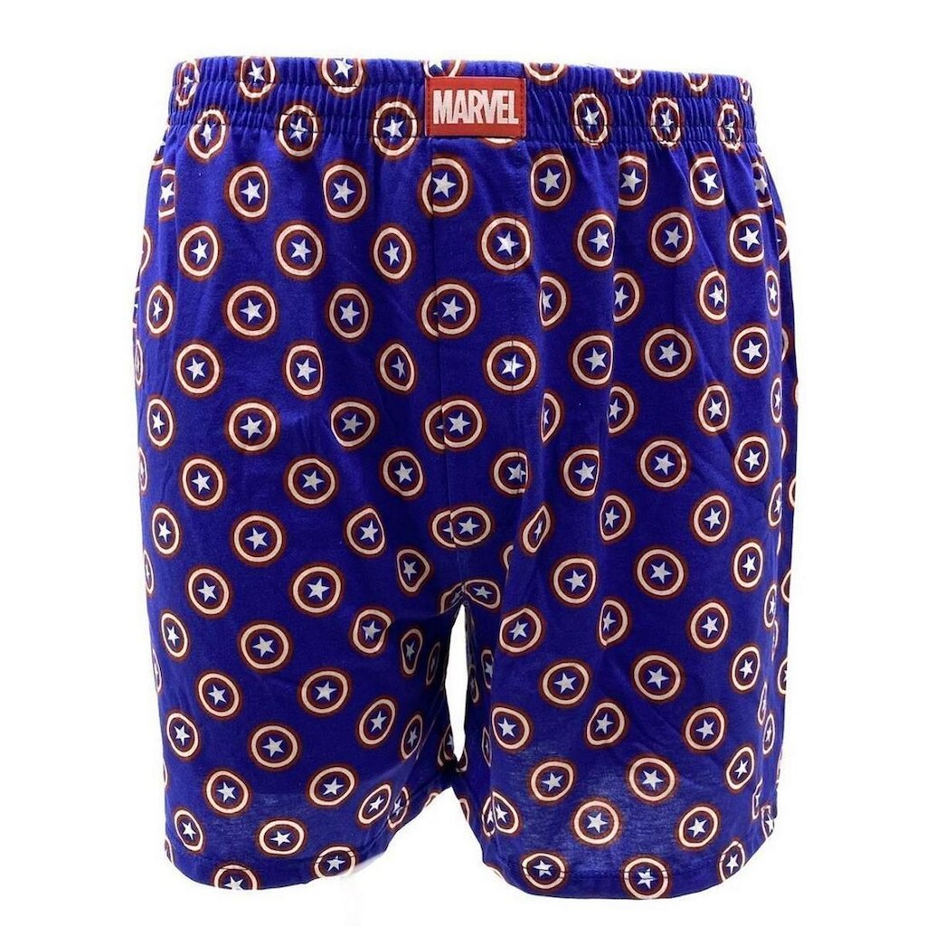 Cueca Samba Canção Marvel Capitão América Estampada Lupo