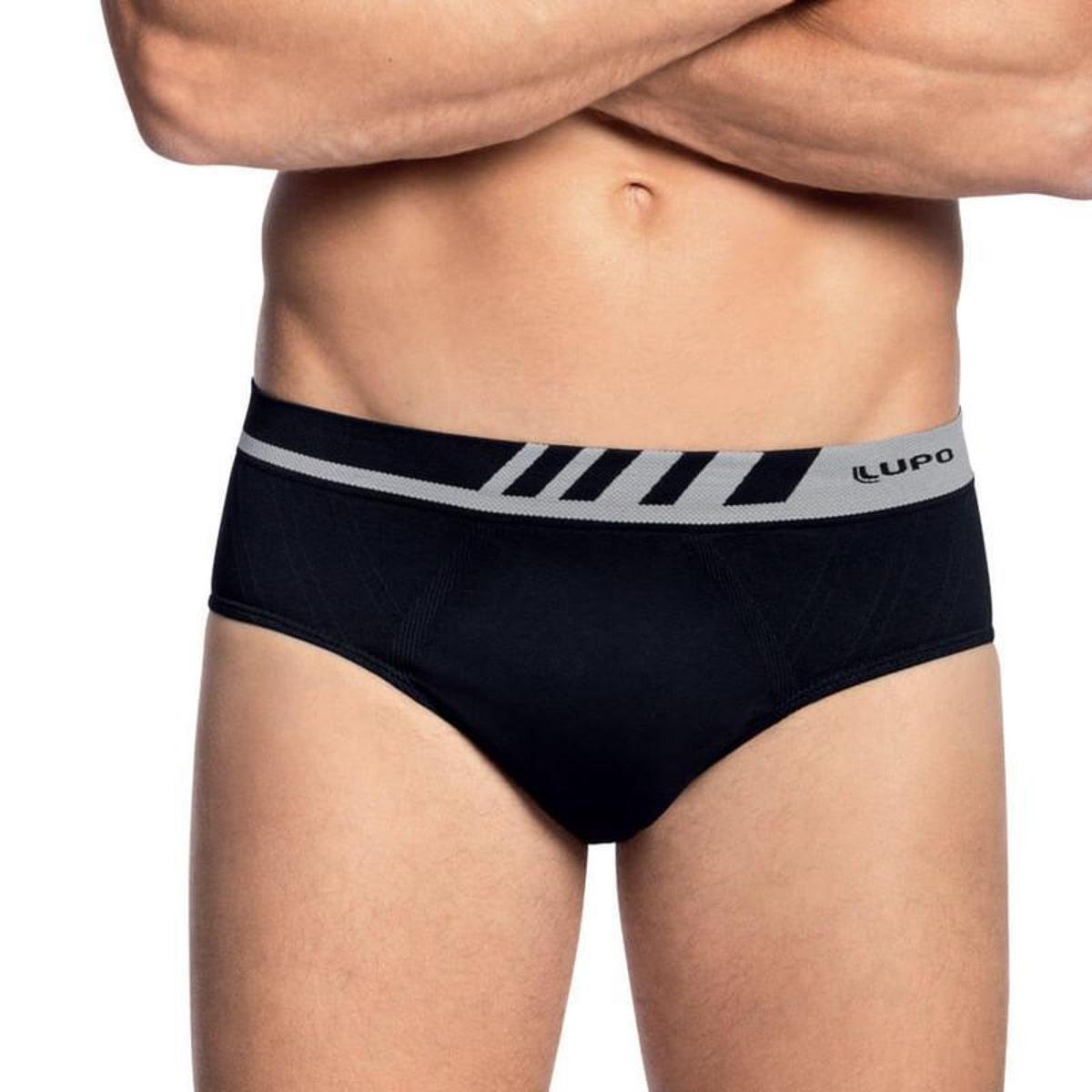 Cueca Slip Microfibra Sem Costura Lupo 00691-002 Menor preço em Cueca Slip Microfibra Sem Costura Lupo 00691-002