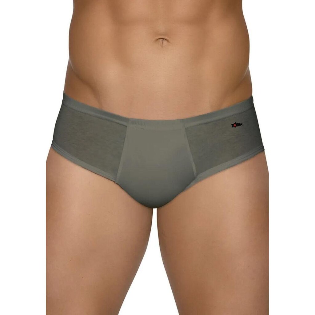 Cueca Slip Zorba 0172 com Abertura Línea Algodão T. P/XGG