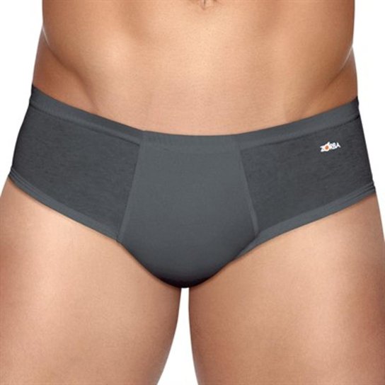 Cueca Slip Zorba Light 172 - Chumbo