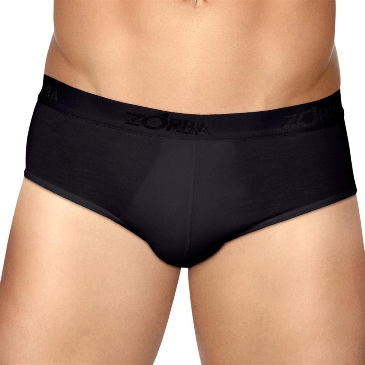 Cueca Slip Zorba Modal 688 Masculina - Preto Menor preço em Cueca Slip Zorba Modal 688 Masculina - Preto