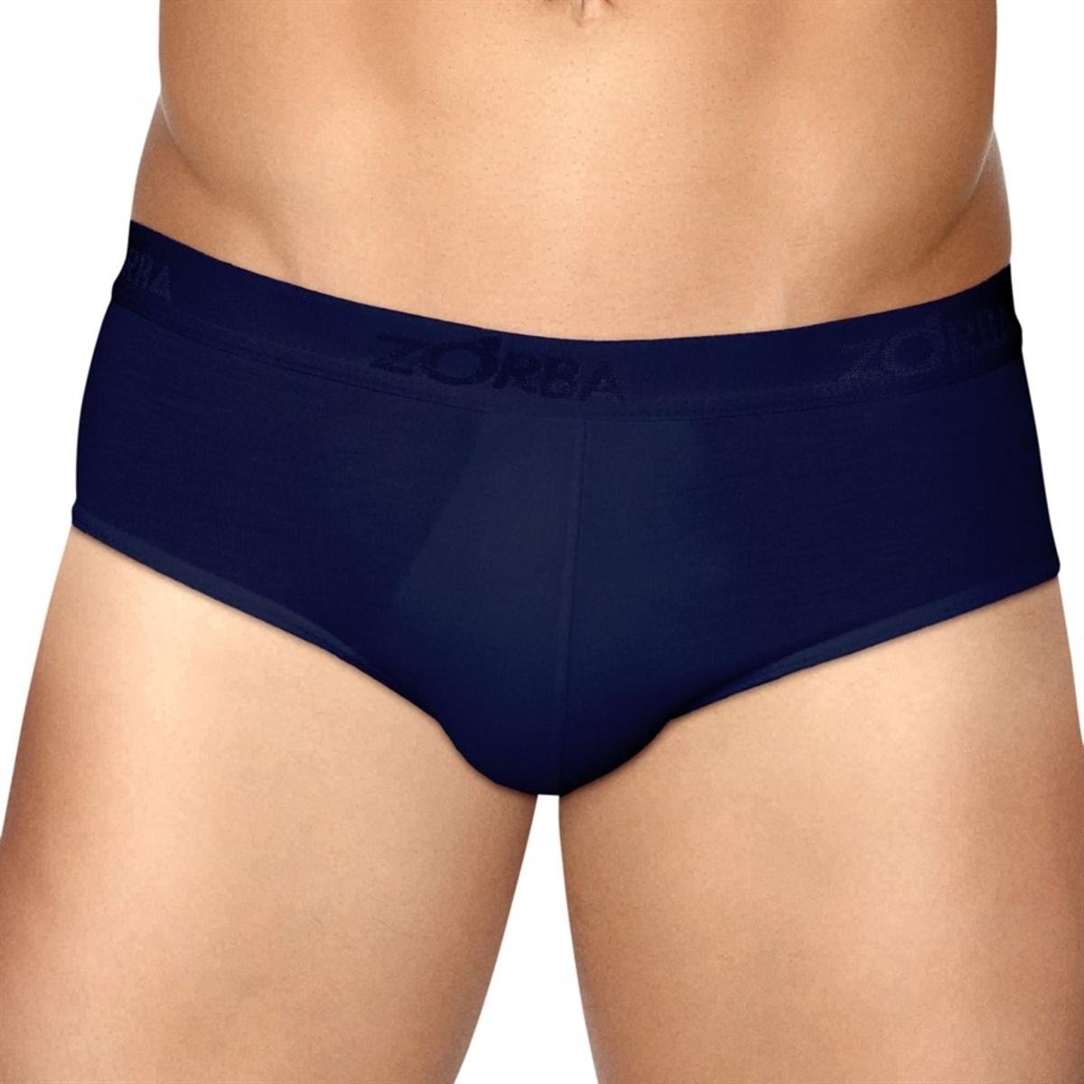 Cueca Slip Zorba Modal 688 Masculina - Marinho Menor preço em Cueca Slip Zorba Modal 688 Masculina - Marinho