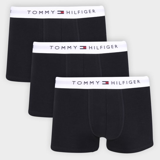 Cueca Tommy Hilfilger Trunk - Preto