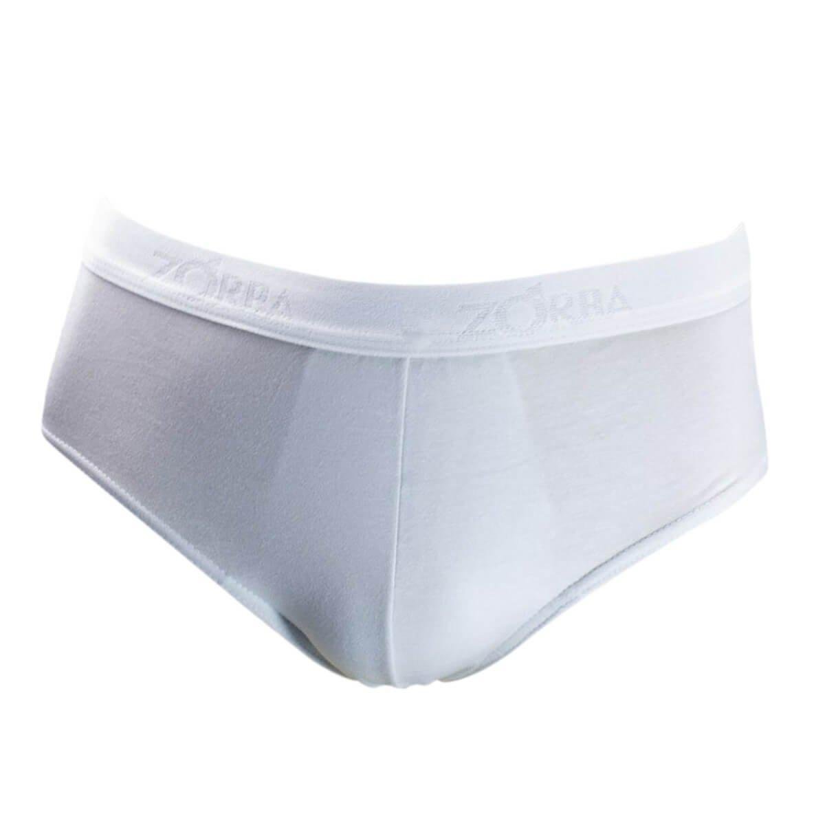 Cueca Zorba Slip Modal 0688 - Branco Menor preço em Cueca Zorba Slip Modal 0688 - Branco