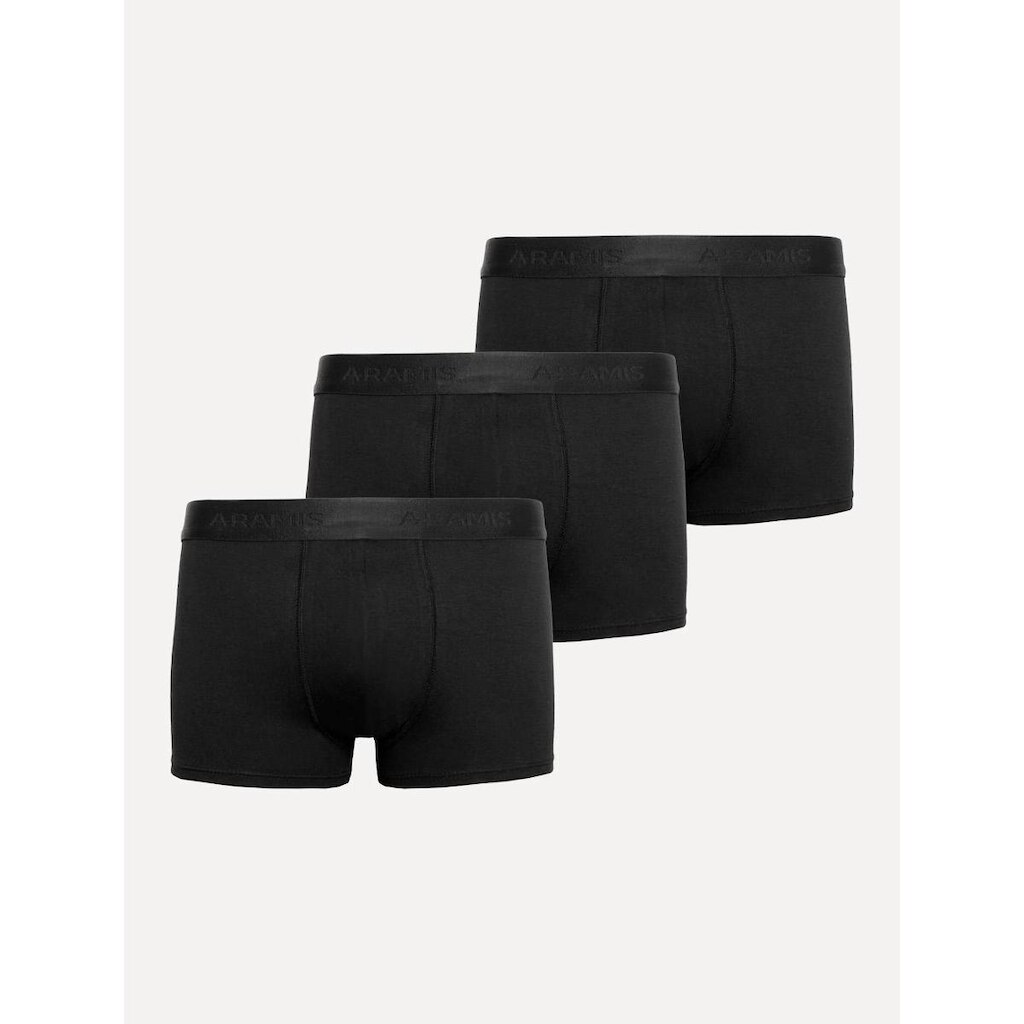 Cuecas Aramis Neo Boxer Cotton Pretas Pack