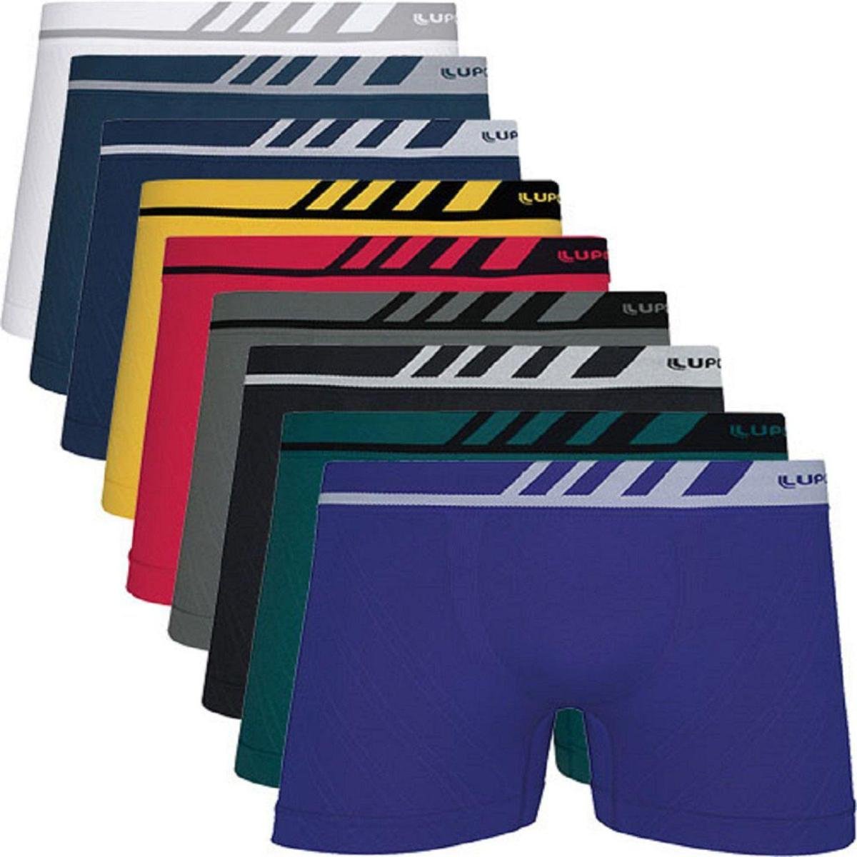 Cuecas Boxer Adulto Lupo Microfibra Sem Costura Kit 10 Peças Menor preço em Cuecas Boxer Adulto Lupo Microfibra Sem Costura Kit 10 Peças